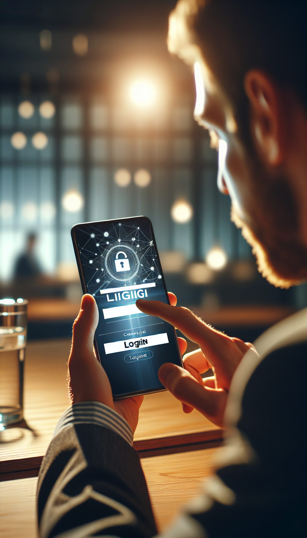 Formulario de inicio de sesión visible en la app móvil de Bplay Argentina.