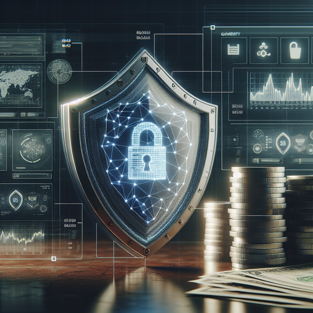 Ilustración de protección de datos personales, gráficos de juego y un escudo digital en bplay.