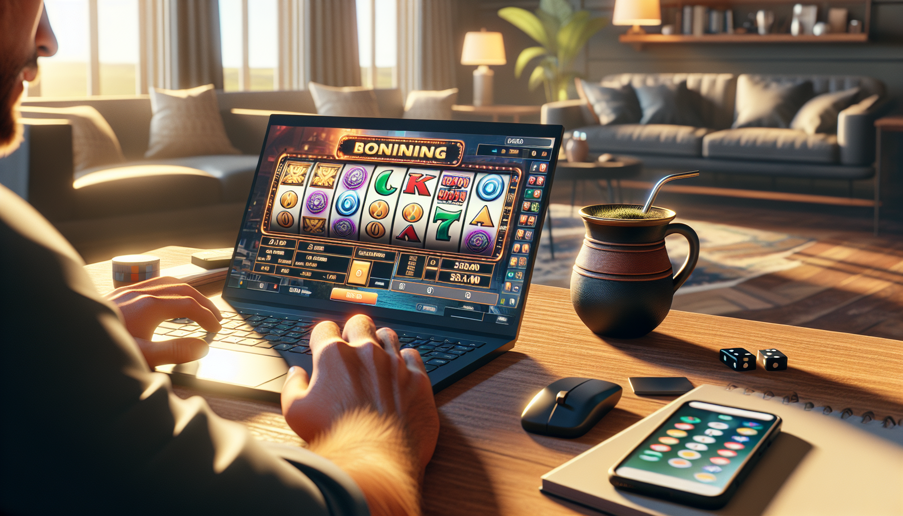 Jugador online disfrutando tragamonedas Pragmatic Play en Argentina