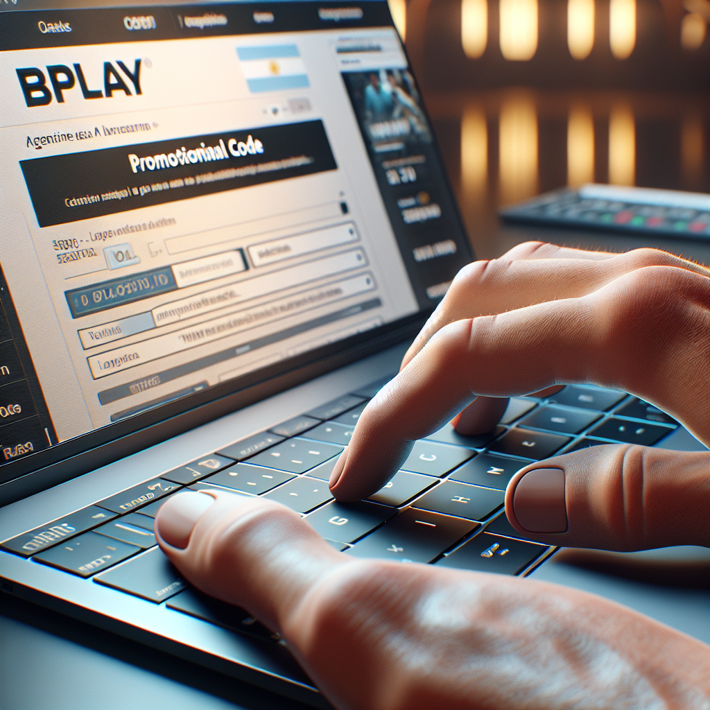 Ingreso de código promocional Bplay en formulario online
