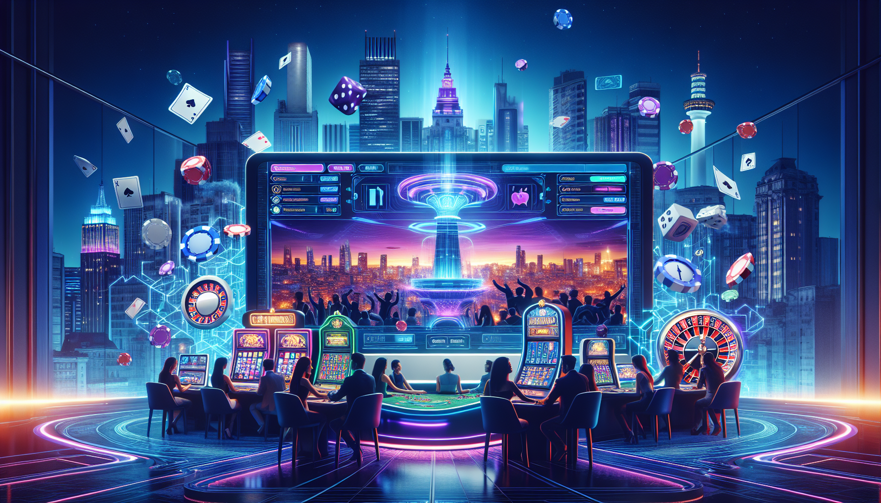 Interfaz del casino BPlay Provincia de Buenos Aires mostrando juegos y usuarios felices jugando online