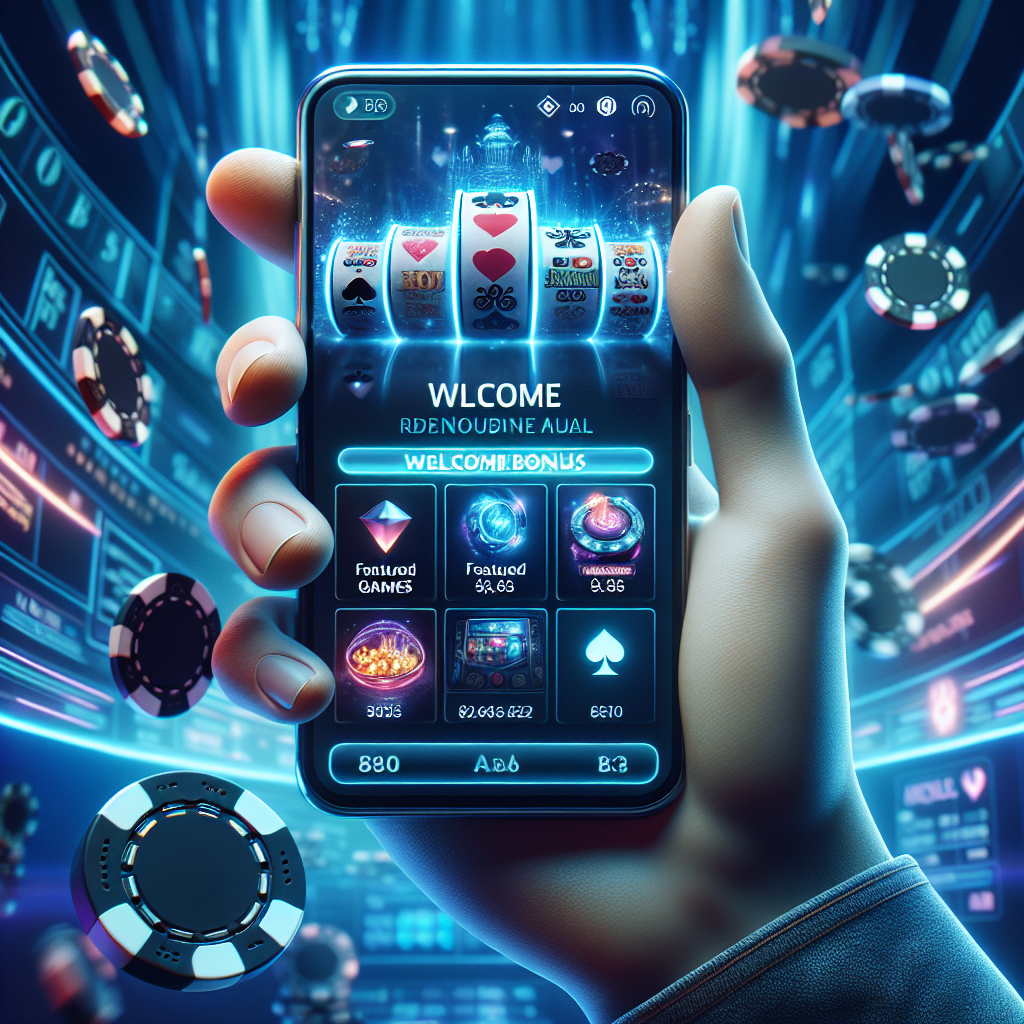 Pantalla de la app Bplay Santa Fe con juegos destacados y bono de bienvenida visible