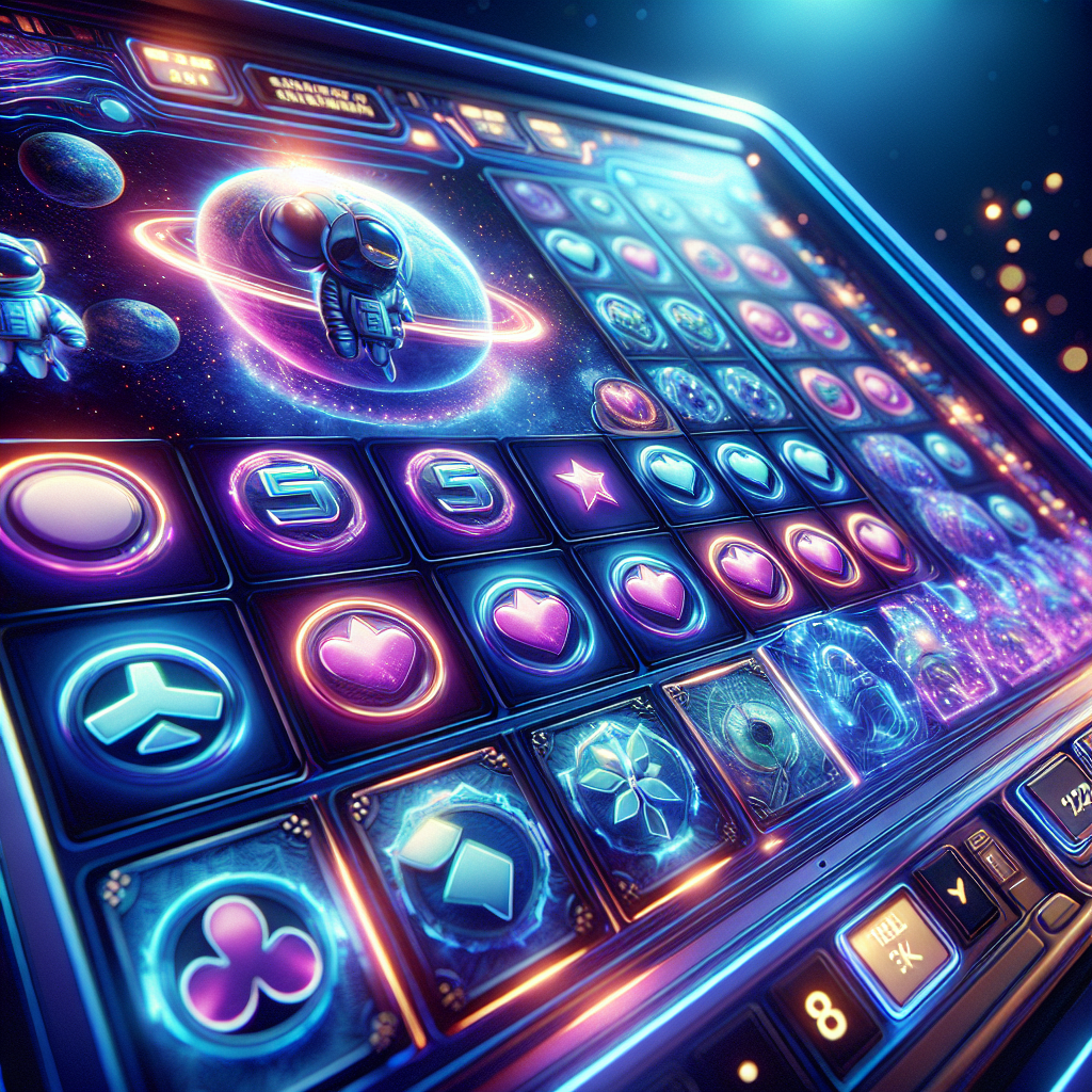 Pantalla de juego Spaceman con multiplicadores y gráfica futurista