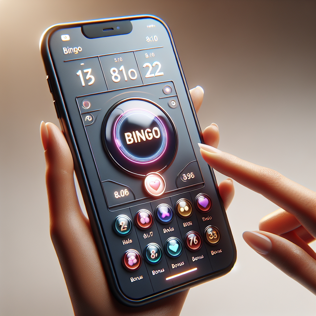 Cartones de bingo virtual en BPlay con premios y monedas doradas.